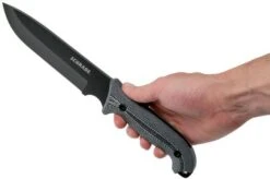 Schrade Frontier 7" Fixed Blade SCHF52M Micarta, 1095 Carbon Steel, Fixed Knife With Sharpening Stone & Firesteel -Victorinox || Böker || DMT Sales SCHF52M 06 schrade