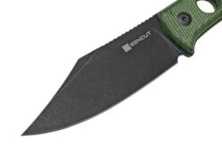 SENCUT Waxahachie SA11C Green Micarta Fixed Knife -Victorinox || Böker || DMT Sales SESA11C 03 sencut
