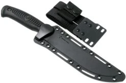 Steel Will Roamer 375-1BK Black Fixed Knife -Victorinox || Böker || DMT Sales SWK R375 1BK 07 steel will knives