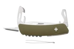 Swiza D03 Swiss Pocket Knife, Olive Wood -Victorinox || Böker || DMT Sales SZD03 O 04 swiza