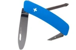 Swiza J02 Junior Swiss Pocket Knife, Blue -Victorinox || Böker || DMT Sales SZJ02 BL 10 01 swiza szj02 bl 01