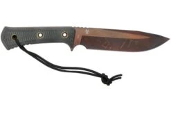 TRC Knives Apocalypse, Elmax Apocalypse Finish, Black Canvas Micarta, Survival Knife -Victorinox || Böker || DMT Sales TI AP AP MICBK 02 trc knives