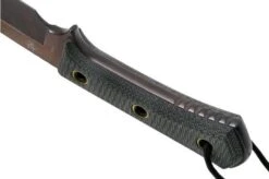 TRC Knives Apocalypse, Elmax Apocalypse Finish, Black Canvas Micarta, Survival Knife -Victorinox || Böker || DMT Sales TI AP AP MICBK 04 trc knives