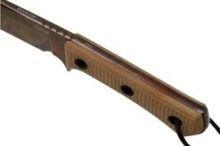 TRC Knives Apocalypse, Elmax Apocalypse Finish 2022 Biohazard Edition, Natural Canvas Micarta, Survival Knife -Victorinox || Böker || DMT Sales TI AP NM APO 05 trc knives