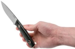 TRC Knives Classic Freedom, Black Canvas Micarta Outdoor Knife -Victorinox || Böker || DMT Sales TI CF MICBK 06 trc knives