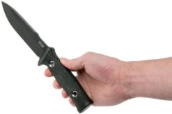 TRC Knives Mille Cuori, Vanadis 4 Extra, Black Canvas Micarta Outdoor Knife -Victorinox || Böker || DMT Sales TI MC MICBK 06 trc knives