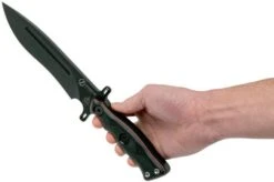 TOPS Knives Operator 7 Blackout Edition OP7-02 Survival Knife -Victorinox || Böker || DMT Sales TK OP7 02 06 tops knives