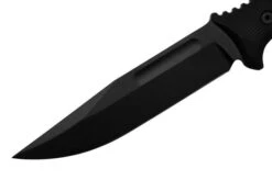 Spartan Blades Harsey Fighter SBSL006BK Black 1095 Cro-Van, Fixed Knife -Victorinox || Böker || DMT Sales USSBSL006BK 03 spartan