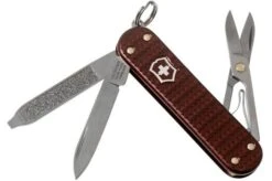 Victorinox Classic SD Precious Alox, Hazel Brown 0.6221.4011G Swiss Pocket Knife