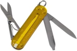 Victorinox Classic SD Translucent Colours, Tuscan Sun 0.6223.T81G Swiss Pocket Knife -Victorinox || Böker || DMT Sales VT0 6223 T81G 02 victorinox