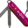 Victorinox Classic ‘The Gift’, I Love You, Translucent Pink 0.6233.T855 Swiss Pocket Knife -Victorinox || Böker || DMT Sales VT0 6223 T855 01 victorinox