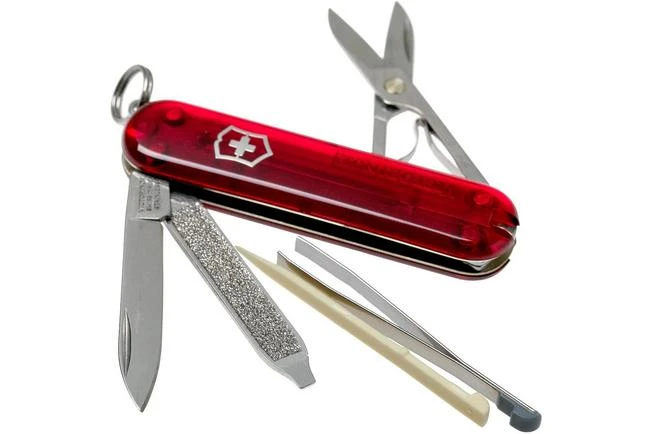 Victorinox Classic SD Translucent Red 0.6223.T Swiss Pocket Knife 3 Victorinox Classic SD Translucent Red 0.6223.T Swiss Pocket Knife