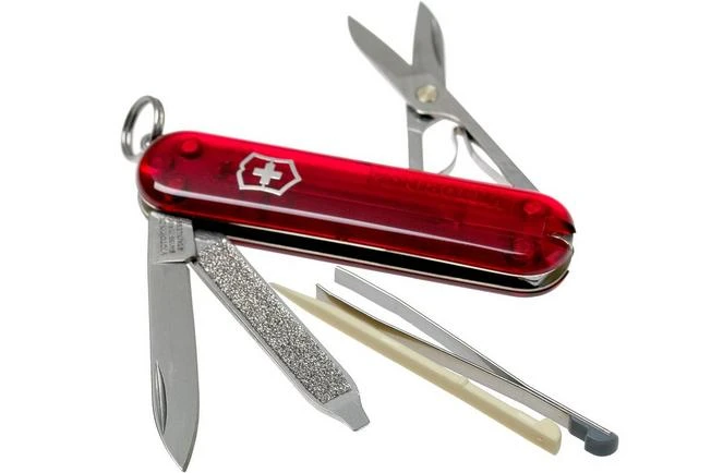 Victorinox Classic SD Translucent Red 0.6223.T Swiss Pocket Knife 5 Victorinox Classic SD Translucent Red 0.6223.T Swiss Pocket Knife - Image 3
