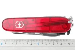 Victorinox CyberTool With 29 Functions, Transparent Red -Victorinox || Böker || DMT Sales VT1 7605 T 08 victorinox 7605 cyber tool 29 d8