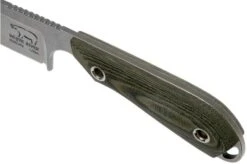 White River Knives M1 Caper Black & OD Linen Micarta Fixed Knife, Kydex Sheath -Victorinox || Böker || DMT Sales WRCPR LBO 05 white river knives