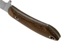 White River Knives Sendero Bush Hunting Knife Natural Burlap Micarta, Jerry Fisk Design -Victorinox || Böker || DMT Sales WRJF SB BNA 04 white river knives