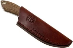 White River Knives Sendero Bush Hunting Knife Natural Burlap Micarta, Jerry Fisk Design -Victorinox || Böker || DMT Sales WRJF SB BNA 06 white river knives