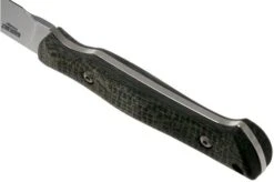 White River Knives Small Game Knife Black Burlap Micarta Hunting Knife, Owen Baker Jr. Design -Victorinox || Böker || DMT Sales WRSG BBL 04 white river knives